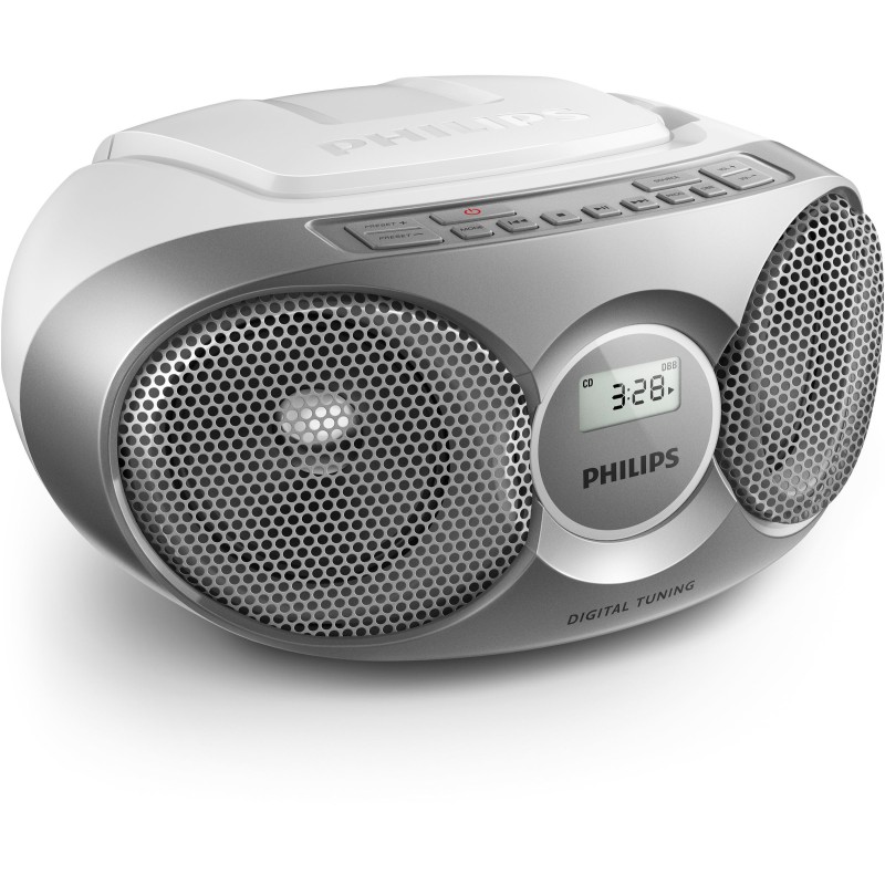 Philips AZ215S/12 CD-Radio Silber